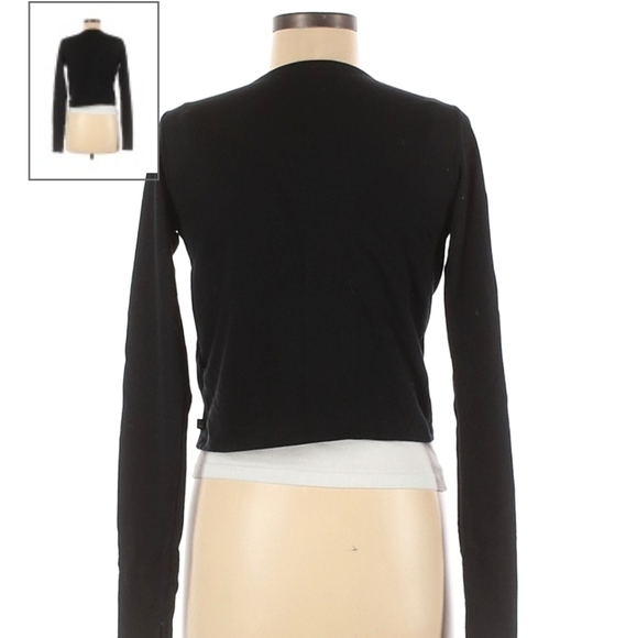 Fabletics Side Tie Crop Sweater with Thumbhole Cuffs - Picture 7 of 9